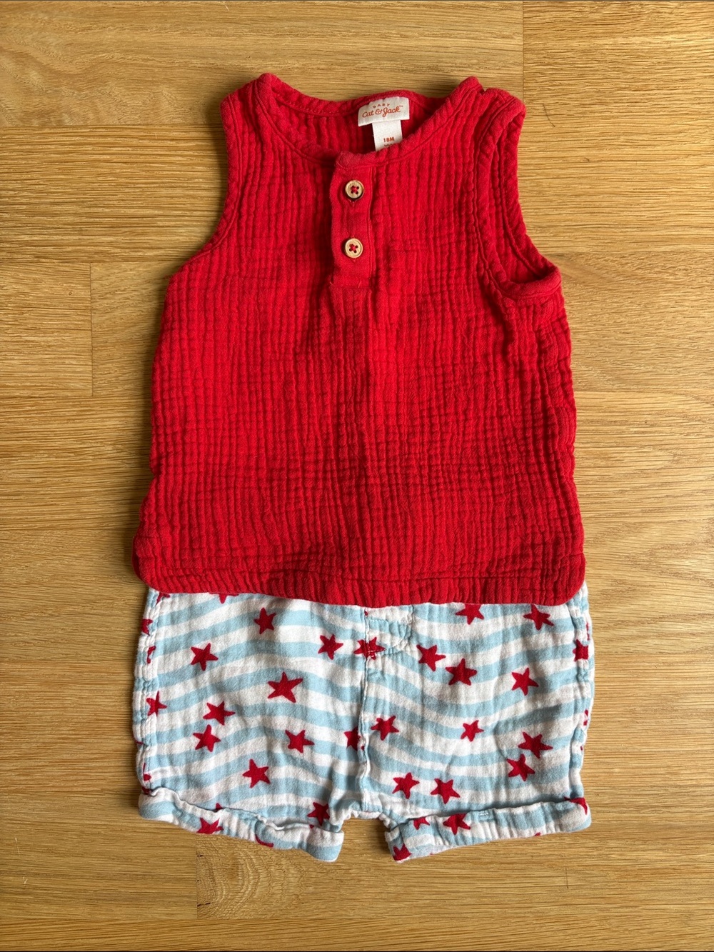 CAT & JACK | Kids Red Sleeveless Top and Shorts